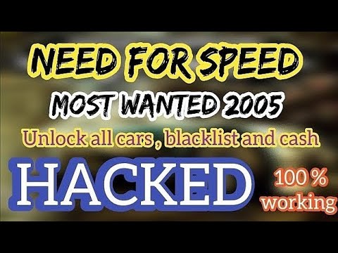 How To Hack Need For Speed Most Wanted 2005 | Unlock All Cars U0026 All Blacklist | Cash U0026 Bounty