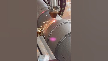 Laser cladding of large motor rotor, repair thickness 2.5mm. #lasercladding #machine #automobile