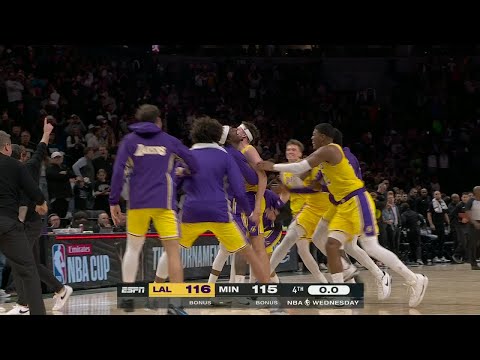 🚨 AUSTIN REAVES GAME-WINNER 🚨 Lakers STOP Wolves' comeback attempt | NBA on ESPN