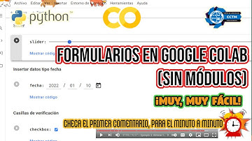 🐍 ¿Cómo usar los formularios de Google Colab? | Interactuar con el usuario | Python | ¡Muy fácil!