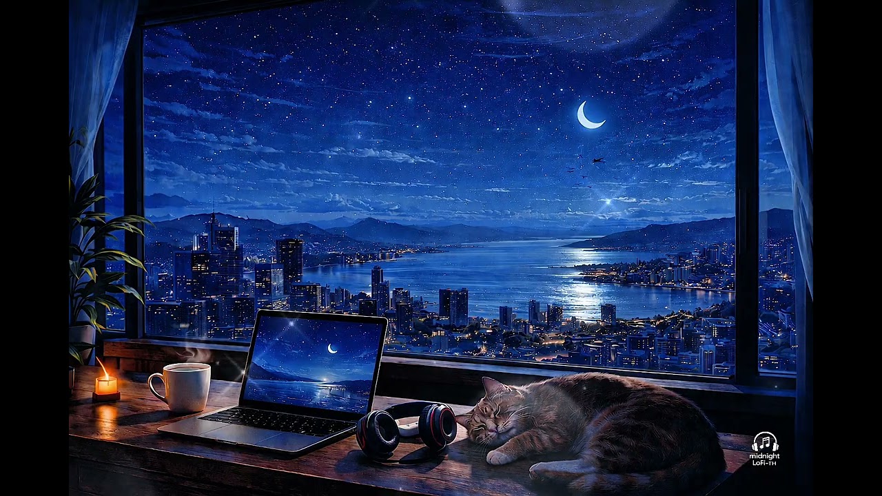 🌙 LoFi ฟังเพลินชิล ๆ ทำงาน อ่านหนังสือ สงบ มีสมาธิ เพลงกล่อมนอนหลับ 