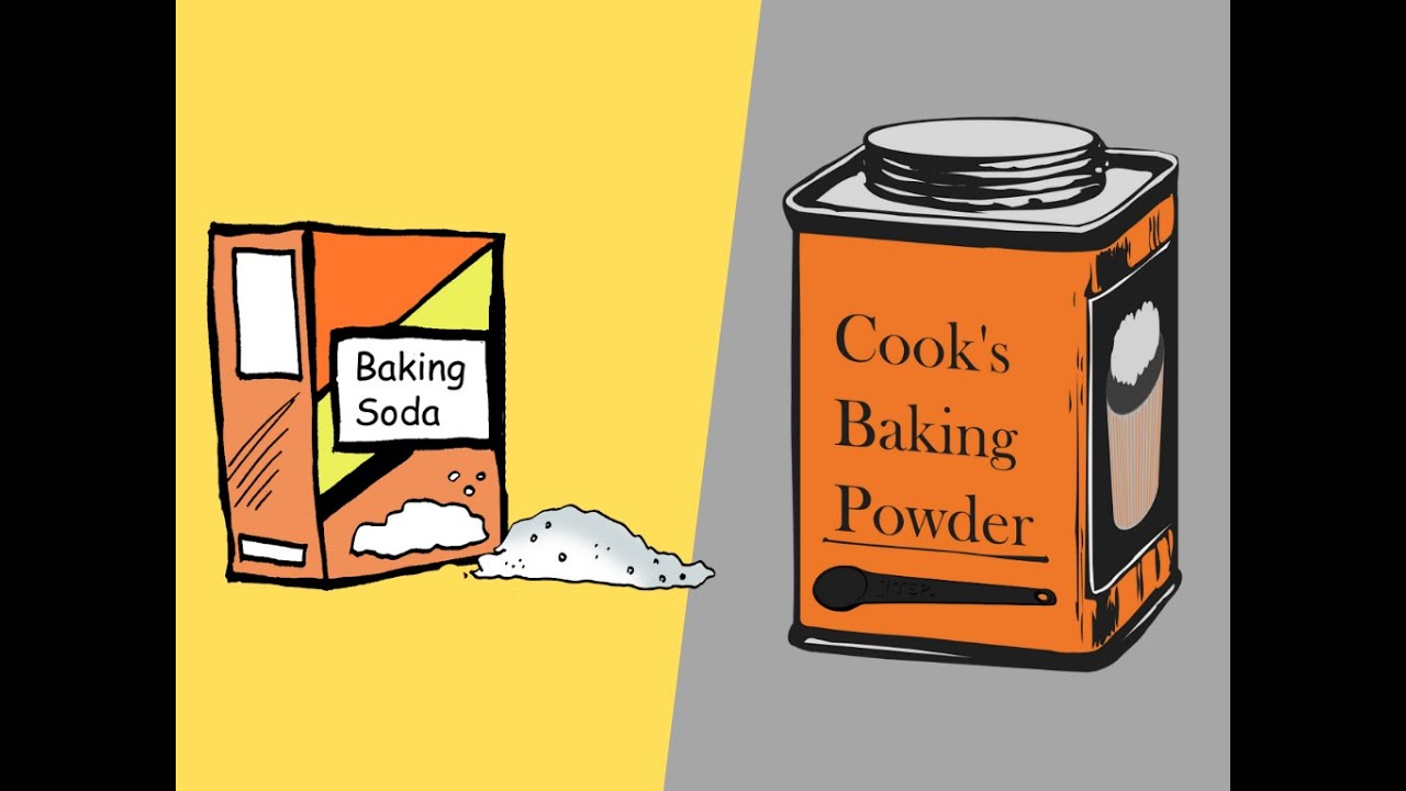 Baking soda vs baking powder - YouTube