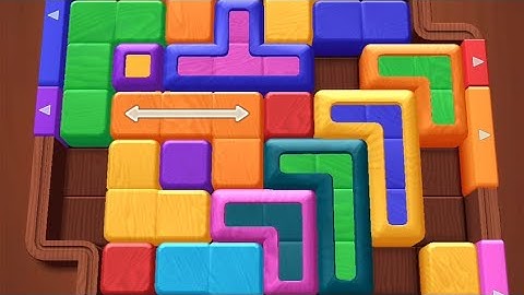 Wood Away Block Jam Level 21 22 23 Game Walkthrough Solution - New Update