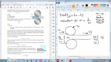 Chapter 4- lecture 2: Analysis of Cold Rolling Process (Arabic Narration)