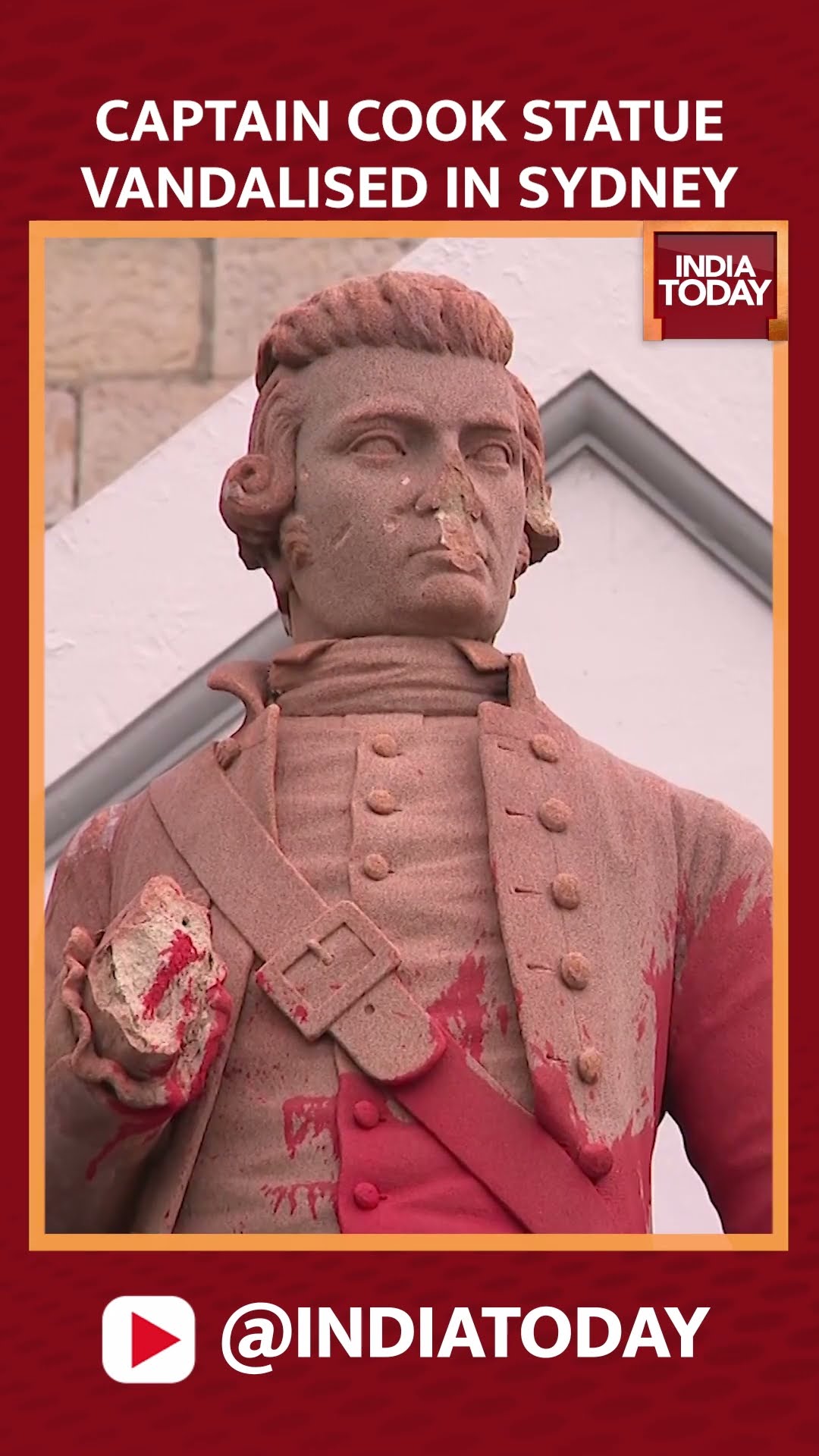 Australia Police Launch Investigation After Statue Of Captain Cook Vandalised In Sydney