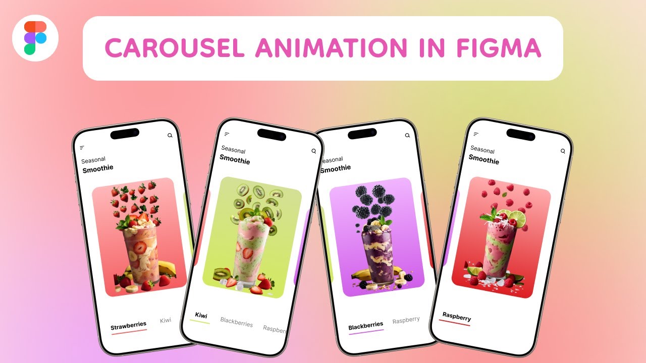 ASMR Figma Carousel Animation Tutorial | UI/UX Prototyping Made Easy ...