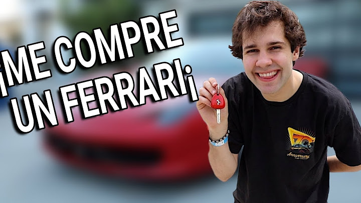 Me COMPRE mi primer FERRARI | DAVID DOBRIK