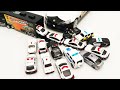 トミカ　はたらくくるまのパトカーがスポスポトレーラーにスポスポ吸い込まれるよ！TOMICA コマ撮り stopmotion