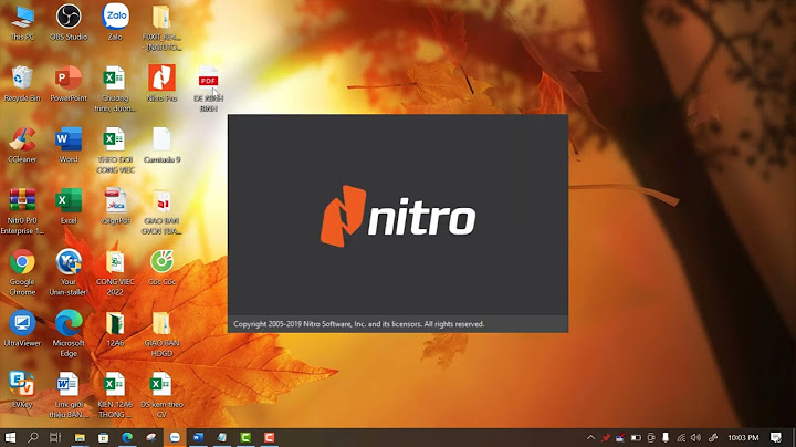 Cách chỉnh sửa file PDF trên Nitro