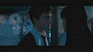 Harry and cho kiss behind the scenes