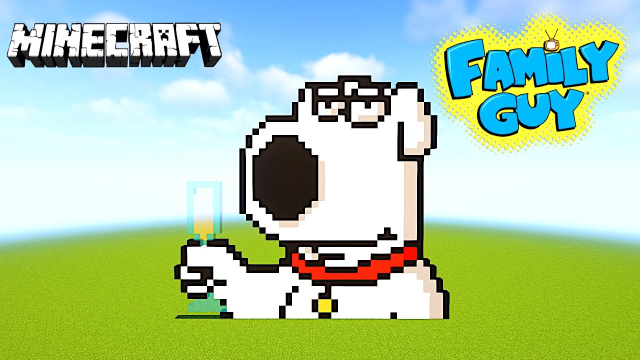 BRIAN GRIFFIN | How to Build | Minecraft