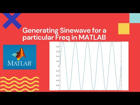 Generating Sine wave for particular frequency in MATLAB