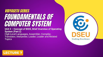 Unit 3 Part 2 | Fundamentals of Computer System | High-Level Languages, Assembler, Compiler
