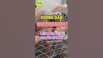 Cách tự nhuộm tóc tại nhà đúng chuẩn salon, cho lên màu chuẩn đẹp #nhuomtoctainha #nhuomtoc #shorts