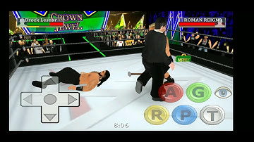 CROWN Jewel 👑💎 Brock Lesnar 🆚 Roman Reigns in wr3d 2k20
