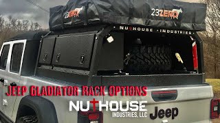 NutHouse Industries JT Jeep Gladiator Rack Options