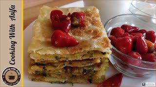 Aloo paratha recipe with red chili pickles-Potato stuffed paratha-crispy aloo paratha recipe-