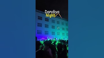 Dandiya Night in College| #navratri #collegefest #dandiyanights #dance #danceshorts