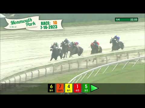 video thumbnail for MONMOUTH PARK 7-16-23 RACE 10