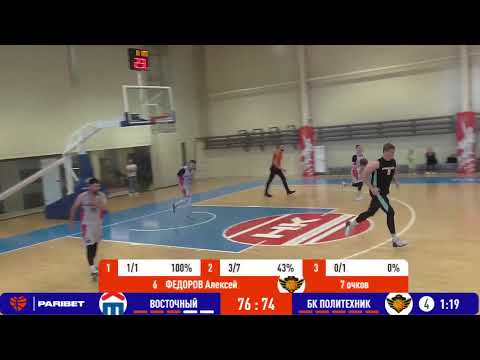 Восточный - БК Политехник 12.06