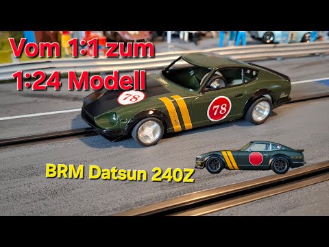 BRM Slotcar Datsun 240Z. Decals und Lackierung Teil 5