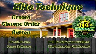 Create Change Order Button 1