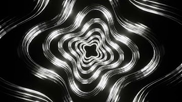 Silver Moving Spiral Patterns Background Vj Loop In 4K | Stock Video Footage