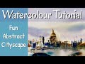 How To Paint Buildings In Watercolour Includes Fun Techniques Using Plastic Cards