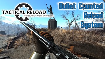 Right-handed Far Harbor Lever Action Replacer - Bullet Counted Reload and Tactical Reload Patch