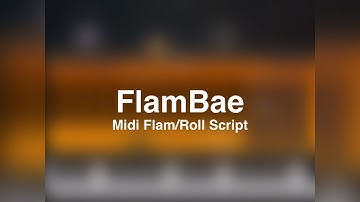 FlamBae - Midi Flam/Roll Mozaic Script
