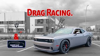 Taking Our White Rock Dodge And MoparInsiders Challenger Hellcat To The Drag Strip!