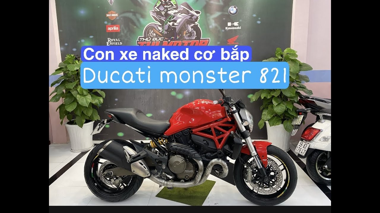 17x = ducati monster 821. Biển sg 7 nút. Abs . Xecực kì cơ bắp của Thi ...