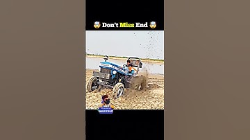 Tractor stunt | Tractors Stuck In Mud 🚜 Kubota Tractor 😱 Off Roads #shorts #shortsfeed #viral