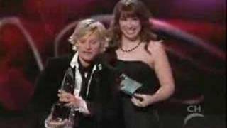 E. Degeneres wins people choice for 2007