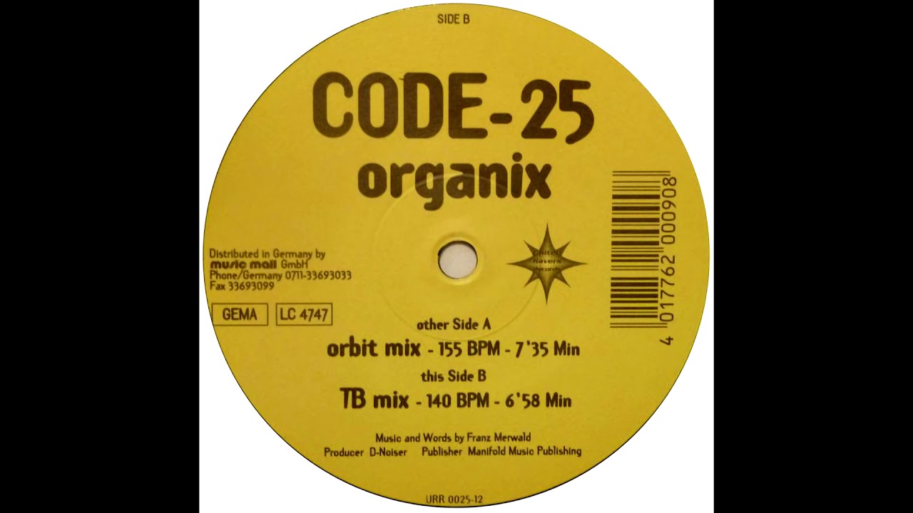 Code-25 - Organix (Orbit Mix) [HQ] - YouTube