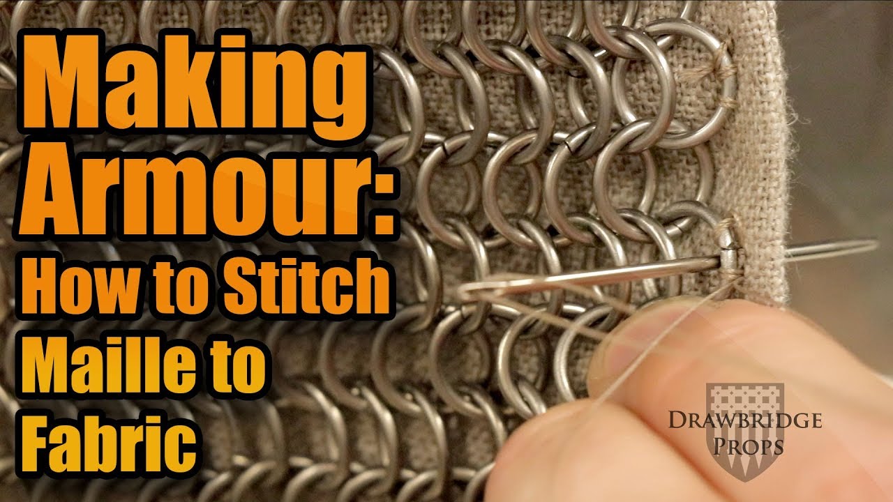 How To Attach Chainmail To Leather