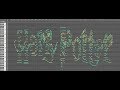 Harry Potter music spelling out Harry Potter - MIDI Art