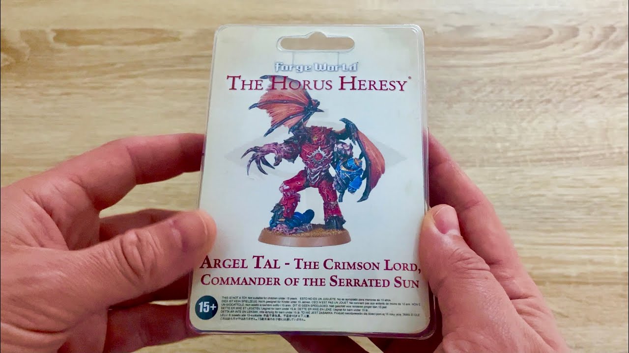 New Horus Heresy Argel Tal Chaos Miniature REVEALED!