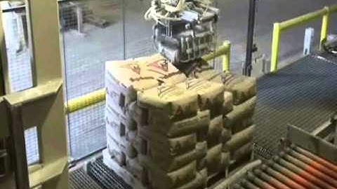 Model 3200 Fully Automatic Bag Palletizing System (1,100 Bags per Hour)