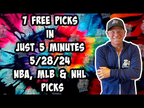 NBA, MLB, NHL Best Bets for Today Picks & Predictions Tuesday 5/28/24 | 7 Picks in 5 Minutes