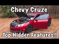 Chevy Cruze Top 5 Hidden Features + Bonus Features