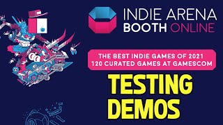 Playing Indie Demos! Indie Arena Booth Online Part of Gamescom 2021
