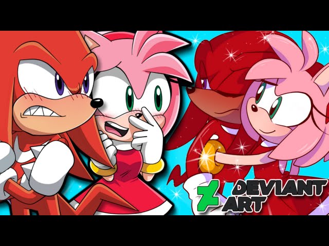 Sonic and Amy VS DeviantArt 