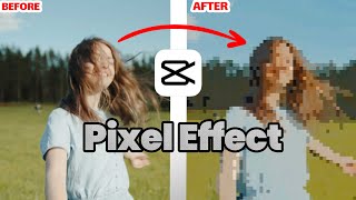 How to add pixel effect to video in Cap Cut software screenshot 5