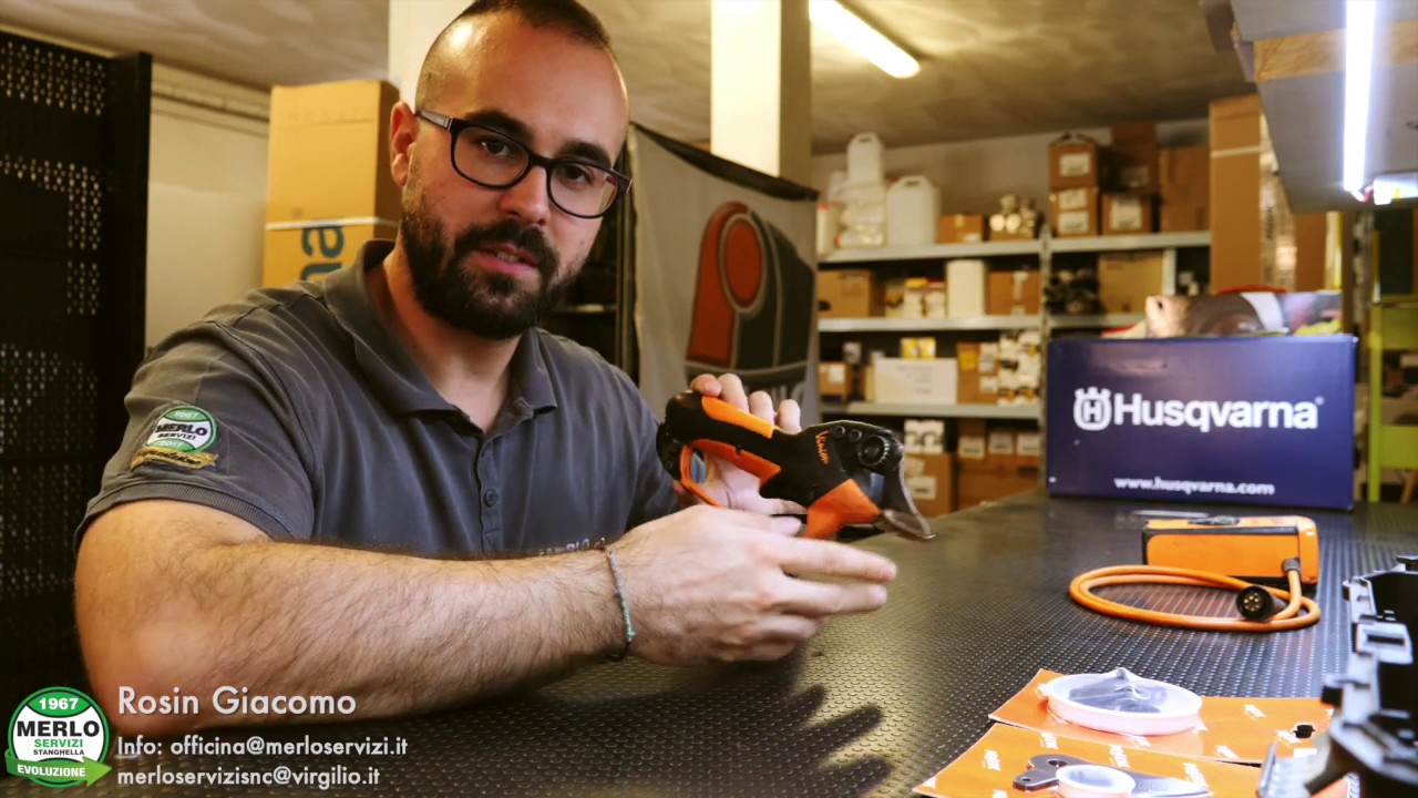 MERLO SERVIZI Manutenzione forbice Pellenc Vinion Prunion 2019