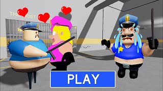 SECRET UPDATE | BARRY FALL IN LOVE WITH COP BRUNO'S WIFE? OBBY ROBLOX #roblox #obby