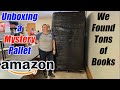 Unboxing a Mystery Pallet of Books, Overstock, Kitchen, Toys, Backpacks and much more!