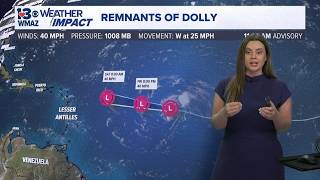 Tropical Storm Dolly officially dissipates, but why? A meteorologist explains (11 AM Tropics Update