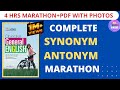 Complete synonyms and antonyms classpdf in description