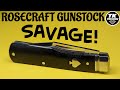 Rosecraft savage creek gunstock pocket knife rct014
